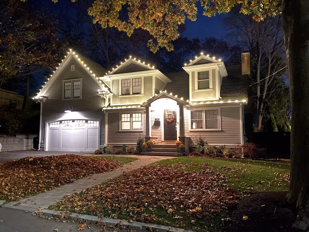 Professional residential christmas light installation in Windsor, Connecticut — Residential Christmas Display