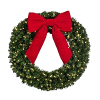 Wreaths and garland