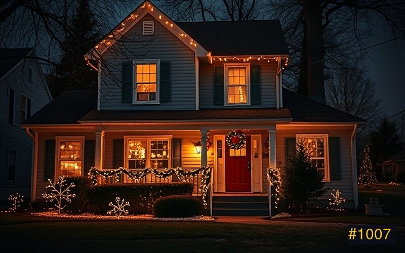 Residential holiday lighting
